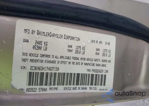 2007 Chrysler 300C from USA, damaged, VIN 2C3KA63H17H627150